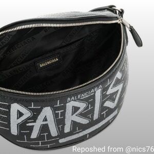 AUTHENTIC BALENCIAGA GRAFFITI PRINT BELT BAG!!!!!!! INCREASED IN VALUE O…